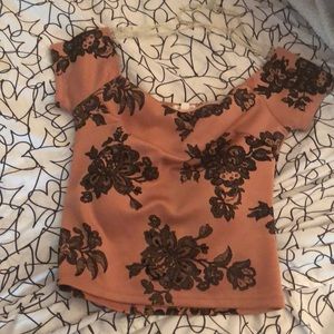 Off the shoulder shirt